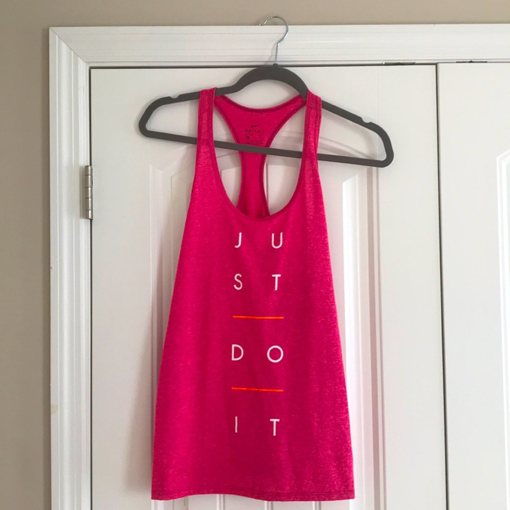 Nike Dri-Fit (Dry Fit) pink and orange tank top